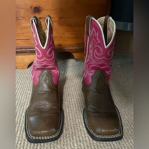 LIL' DURANGO® BIG KID LET LOVE FLY WESTERN BOOT  worn once